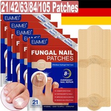 21/42/63/84/105 Stück Nagelpilz Reparaturpflaster,Pilzbehand lung,Nagelreparatur