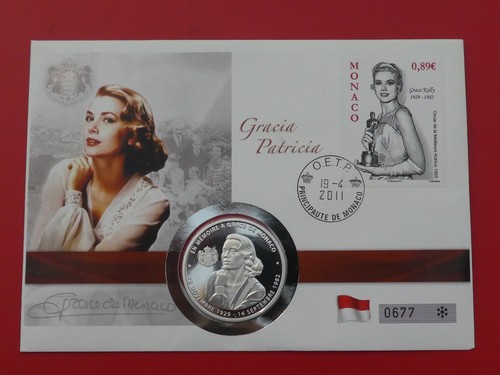 Numisbrief monaco medaille - numisbrief,, monaco,