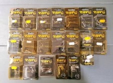 20 Pkg. RHINO BLACK CAT Soft Lure Rigs X-Strong Double Hooks Wels Waller Angeln