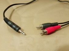 Hama AUX Mini Klinke 3,5 mm Stecker auf 2 x RCA Male Stereo Adapter Kabel 200 cm