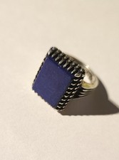 925 silber ring männer Edelsteine echte Lapis lazuli