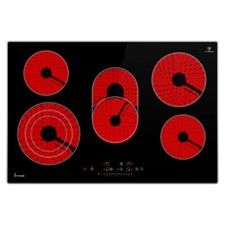 Glaskeramik Kochfeld 5 Zonen