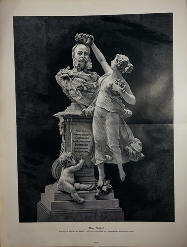 Dem kaiser 1886 - 1886, holzstich