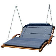 Hängeliege Doppelliege Hollywoodliege aus Holz Lärche MACAO-LOUNGER