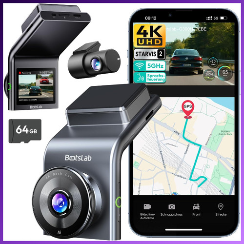 Dashcam vorne hinten mit - vorne,