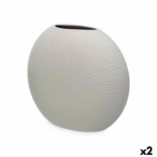 Vase Grau aus Keramik 36 x 34
