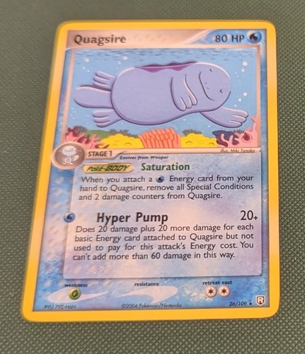Pokémon karte quagsire - karte,
