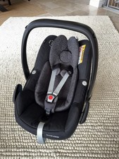 Maxi Cosi Cabrio Fix I-Size Babyschale,Schwarz,0-12 Monate,12 Kg 100% UNFALLFREI