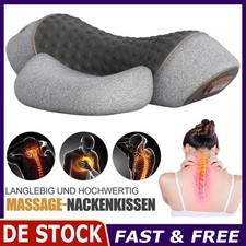 Nackenmassagegerät Elektrisch mit Wärme Upgrade 3-in-1 Pillow Massage 3 Gänge