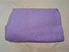 Schönes, hell lila farbenes Spannbetttuch, Baumwolle