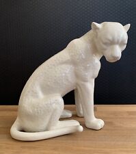 Keramik Leopard Skulptur