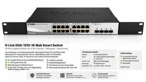 Link dgs 1210 smart - dgs-1210-16,