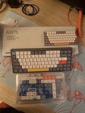 Nuphy air 75 V1 Switches Red 2.0 With Additional Key Cap Set For Windows/Mac