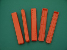 4x DDR Zahnbürstendose flach