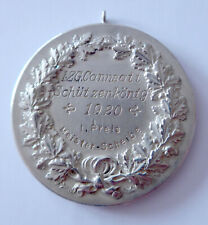 Schützenmedaille --Schützenkönig 1920-- Zimmerstutzen Stuttgart Cannstadt