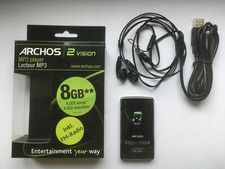 ARCHOS 2 Vision MP3 Player 8GB Touch 4.000 Songs mit FM-Radio Zubehörpaket choco