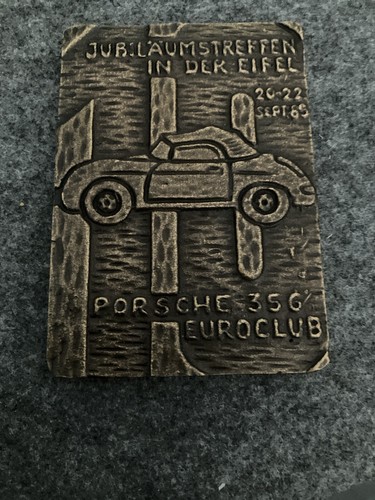 Porsche 356 plakette - badge,