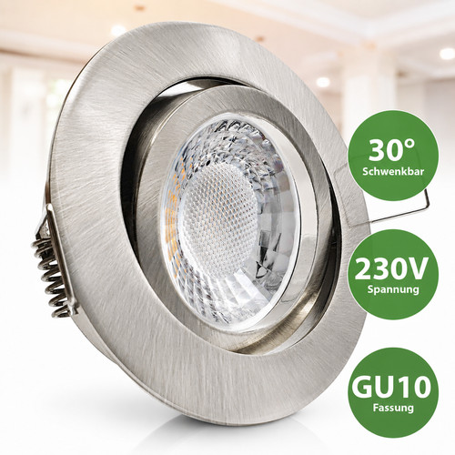 Led einbaustrahler 230v - einbaustrahler,