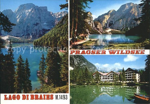 Pragser wildsee hotel - wildsee, lago