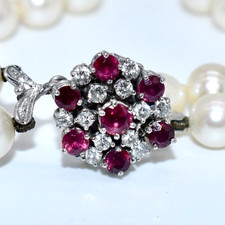 Perlenkette 750er/18K