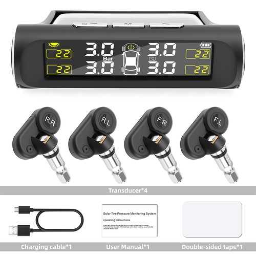 Solar tpms wireless auto usb - auto,