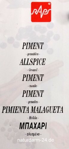 Piment gemahlen 500g gewürz - gemahlen, 500g,