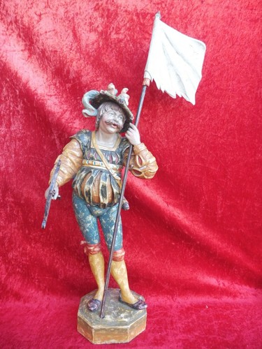 Schöne alte holzfigur - schöne, ,