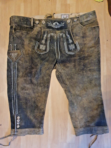 Lederhose kniebundhose - lederhose,,