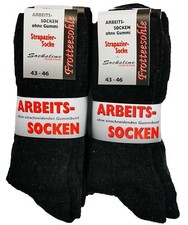 Arbeitssocken ohne Gummi mit