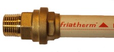 Messing pushfitting als - pushfitting,