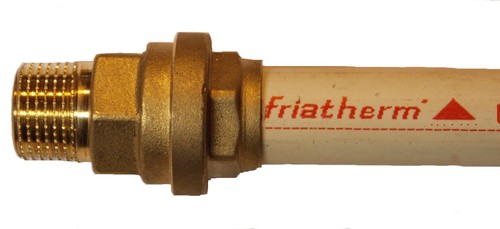 Messing pushfitting als - pushfitting,