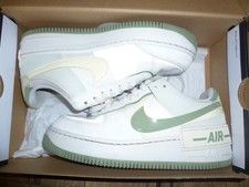 Sneaker Damen Nike Air Force 1 Gr. 39 weiß gelb grün mit Karton - kaum getragen
