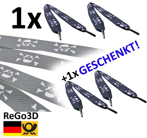Totenkopf schnürsenkel schuhe - schnürsenkel,