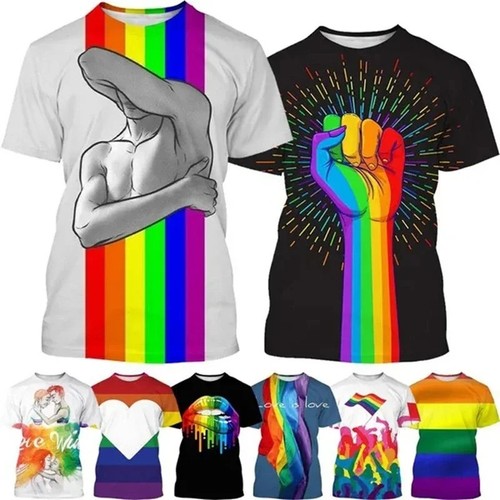 Gay pride shirts druck - 3d,