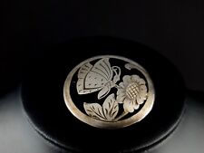 Brosche Silber 900 Blumen &