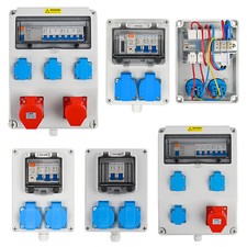 Stromverteiler Steckdosenverteiler Baustromverteiler Wandverteiler Stromkasten