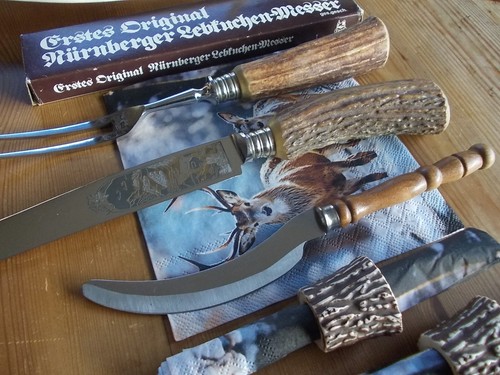 Jagd tranchierbesteck - ,