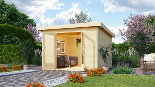 Gartenhaus holz 38mm blockhaus - gartenhaus,