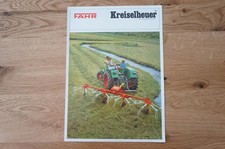 FAHR Kreiselheuer Prospekt Typ KH 20 bis 60 4 Seiten 1972