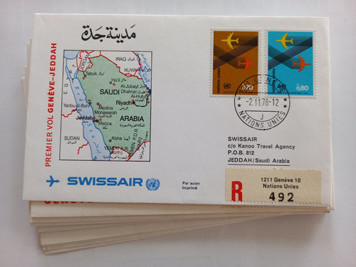 Flugpostbriefe swissair 14 - swissair-,