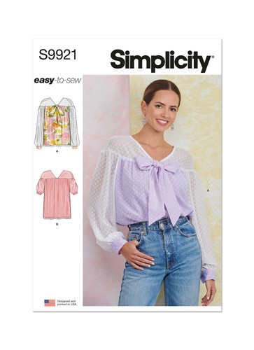 Simplicity schnittmuster bluse - simplicity,