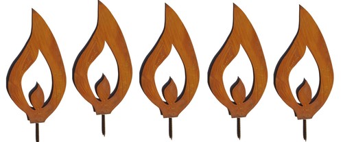 Rost deko flammen - rost,