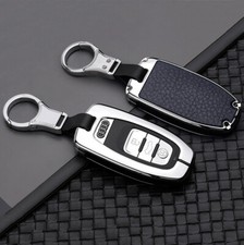 Premium Schlüsselhülle Etui Cover für Audi Smart Keyless-Go Schlüssel, blau