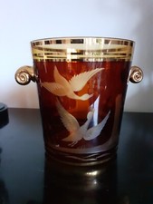 Wunderschöner Eiskübel Eiseimer von Joska Kristall Bodenmais Handgeschliffen