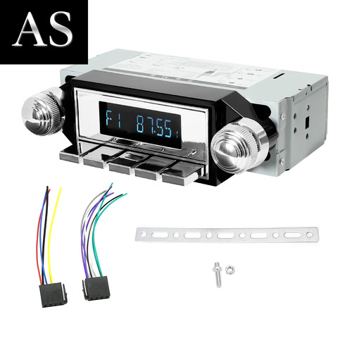 1din retro autoradio vintage - 1din,