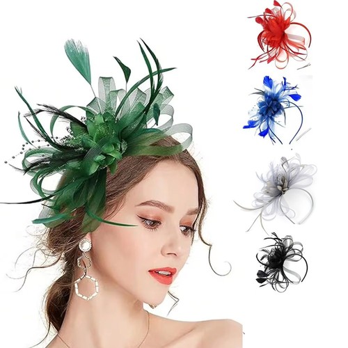 Neue feder haar fascinator - feder,