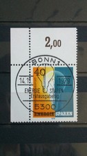 Bund 1979: Energie Sp. MiNr. 1031 Vollstempel mit ESST Bonn  Ecke 1  mit Gummi