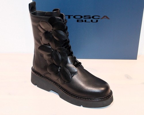 Tosca blu leder - leder, stiefelette