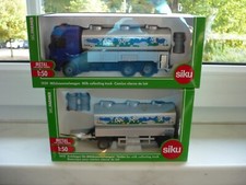Siku 1939 + 1972 Milchsammelwagen und Anhänger "FARMER SERIE 1:50" NEU OVP--