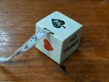 SELTEN VINTAGE WÜRFEL WÜRFEL BRÜCKE MARKER MASSBAND TRUMPS PFEIFE SPIELKARTEN